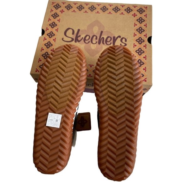 SKECHERS JAGGED POND - NO REGRETS Synthetic and leather outsole Black Size 9 - Picture 7 of 11